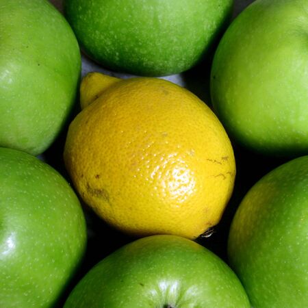 Apples and lemon