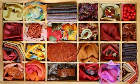 Red boxの写真素材