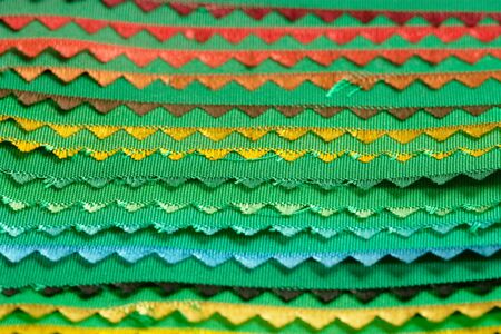 Color samples of a fabric. の写真素材