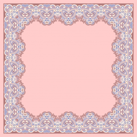 Vector vintage pattern for print, embroidery (you can use this pattern for carpet, shawl, pillow, cushion).のイラスト素材