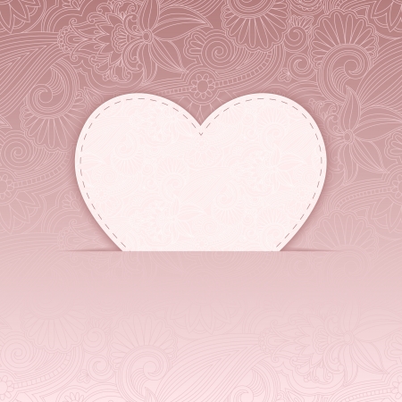 heart from Valentines day cardのイラスト素材