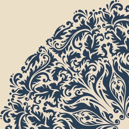 Vector illustration with vintage pattern for print, embroidery.のイラスト素材