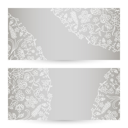 Vector templates floral pattern graphic designs. Birthday or invitation card.のイラスト素材