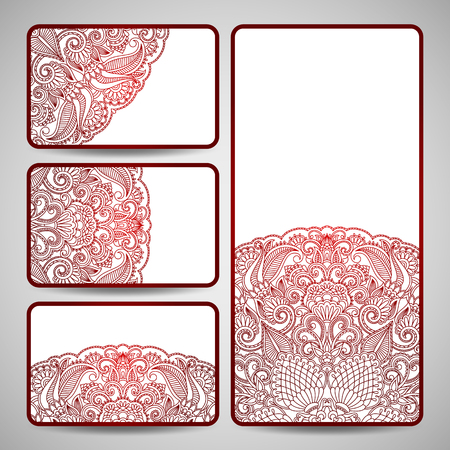 Vector templates floral pattern graphic designs. Birthday or invitation card.のイラスト素材