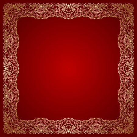 vintage pattern for print, embroidery (you can use this pattern for carpet, shawl, pillow, cushion).のイラスト素材