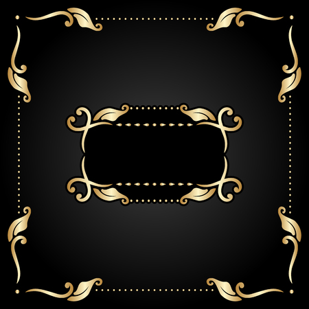 Vector set of borders, decorative elements for design, print, embroidery.のイラスト素材