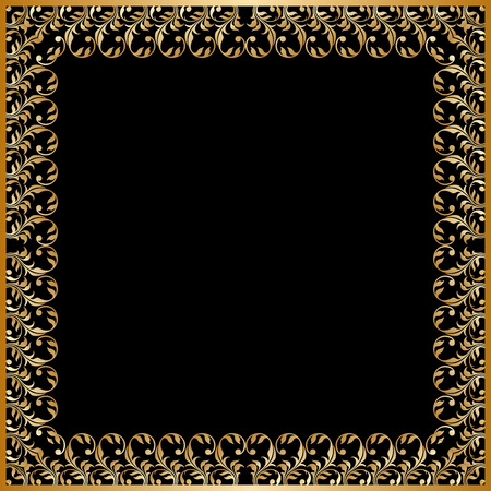 Vector vintage pattern for print, embroidery (you can use this pattern for carpet, shawl, pillow, cushion).のイラスト素材