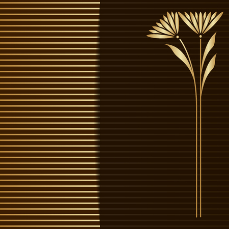 Vector invitation card with art nouveau ornament and space for text.のイラスト素材