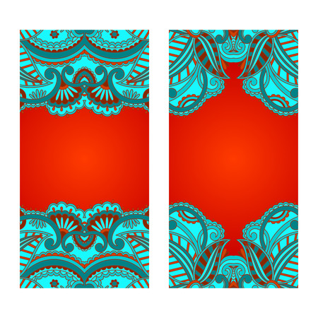 set of floral decorative backgroundのイラスト素材