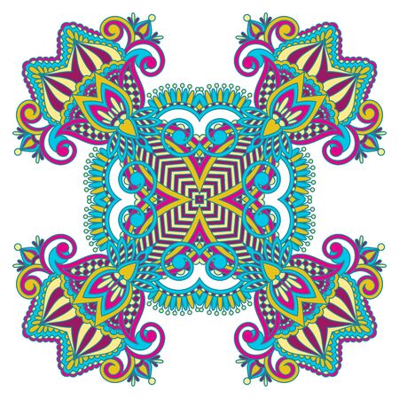 Vector vintage floral decorative element for design, print, embroidery.のイラスト素材