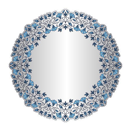 Vector art nouveau frames for print and design.のイラスト素材