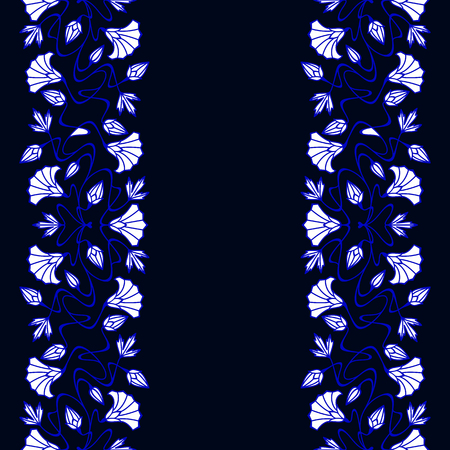 Vector art nouveau vintage background for design invitation card, packing, booklet, print.のイラスト素材