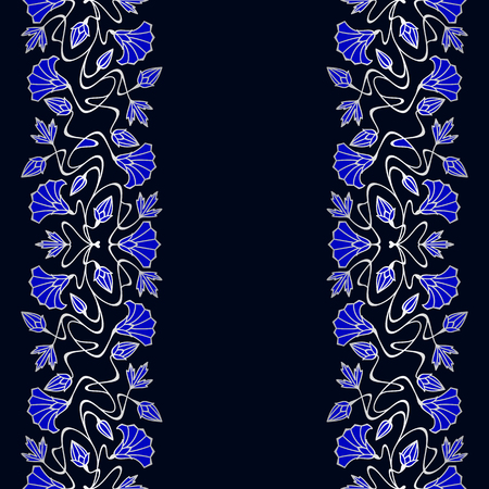 Vector art nouveau invitation cards with space for text.のイラスト素材