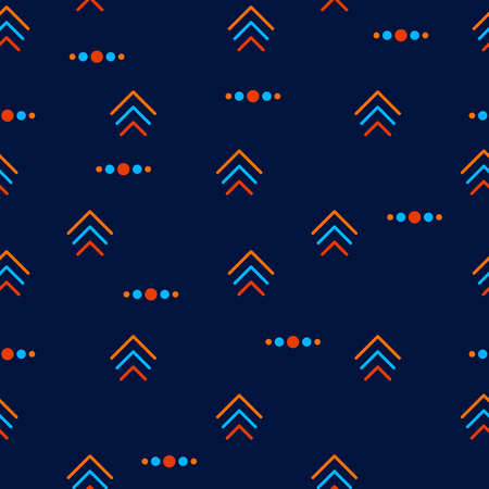 Vector seamless background with vintage patternのイラスト素材