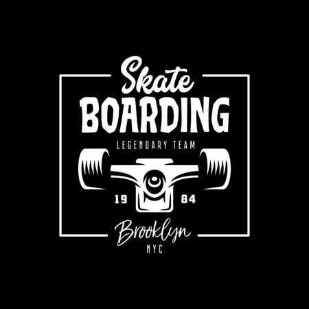 Skateboarding t-shirt design.のイラスト素材