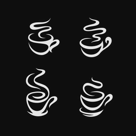 Coffee cups hand drawn set.のイラスト素材