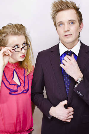 young man and woman together