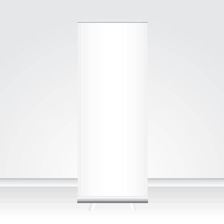 banner rollupのイラスト素材