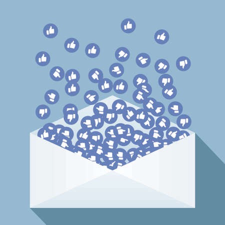 Likes are spreading from envelope