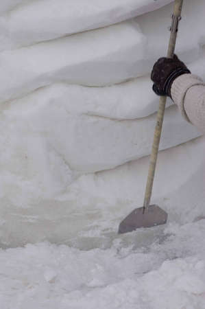 Breckenridge, Colorado  01/26/2013- Ice Sculpture Competition Singaporeのeditorial素材