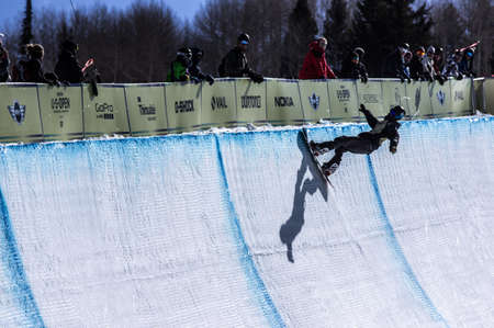 Vail, Co. - February 28, 2013 - Burton US Open Snowboarding Championship Half Pipe Ryan Wachendorfer