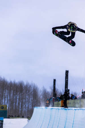 Vail, Co. - February 28, 2013 - Burton US Open Snowboarding Championship Half Pipe Iouri...
