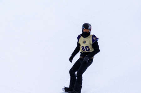 Vail, Co. - February 28, 2013 - Burton US Open Snowboarding Championship Half Pipe Shaun Whiteのeditorial素材