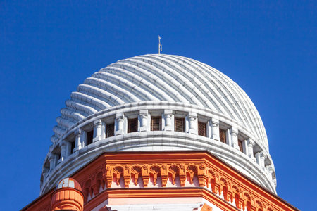 St. Petersburg, Russia - March 23, 2021: The Great Choral Synagogue is an architectural monument and the center of Jewish culture in St. Petersburg.のeditorial素材