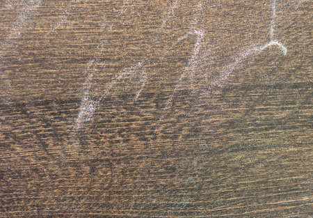 Laminated chipboard sheet covered with sawdust. Texture with wood structure.