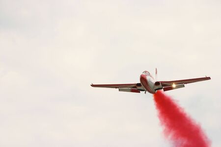 Iskra - polish training planeの写真素材
