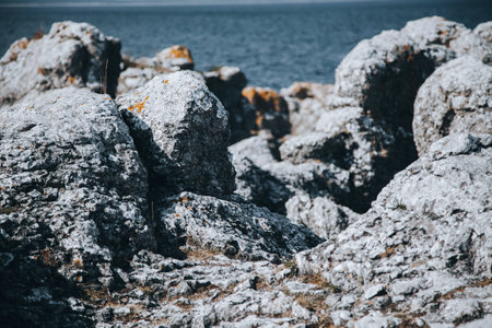 Views around the swedish island of Gotlandの写真素材