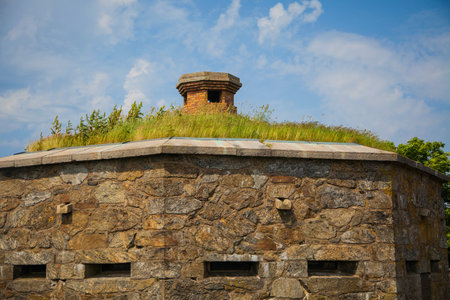 Carlstens FÃ¤stning fortress seen in Marstrand, Sweden