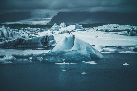 JÃ¶kulsÃ¡rlÃ³n Glacier Lagoon on the South Coast of Iceland