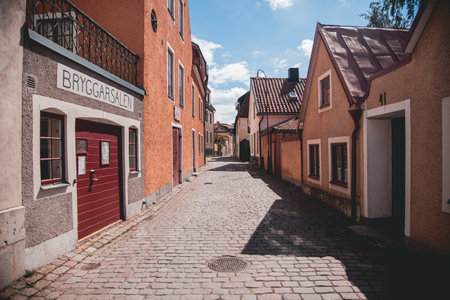 Views from the city of Visby on the Swedish island of Gotlandのeditorial素材