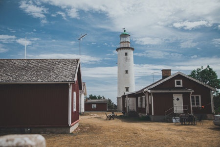 Views around the swedish island of Gotlandのeditorial素材