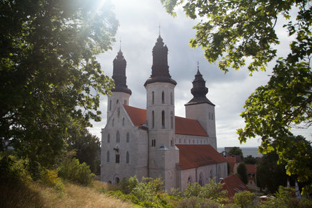 Views from the city of Visby on the Swedish island of Gotlandのeditorial素材