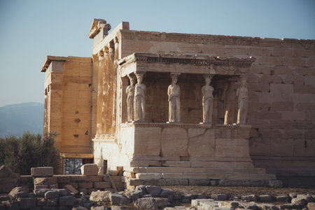 Parthenon Views in Athens, Greeceの写真素材