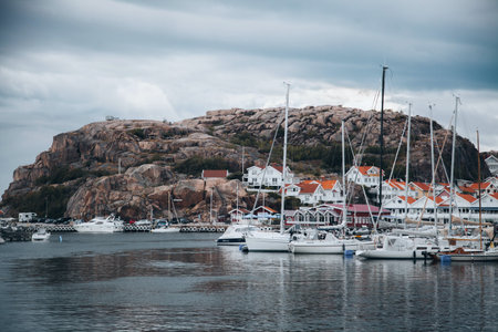 Views from around Hunnebostrand in Western Swedenの写真素材