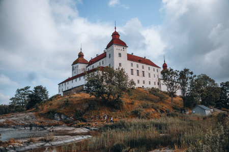 Views of Lacko Castle in Swedenの写真素材
