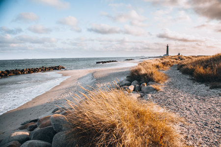 Views from around Grenen in Northern Denmarkの写真素材