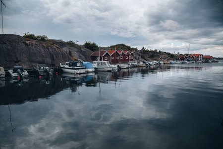 Views from around Hunnebostrand in Western Swedenの写真素材
