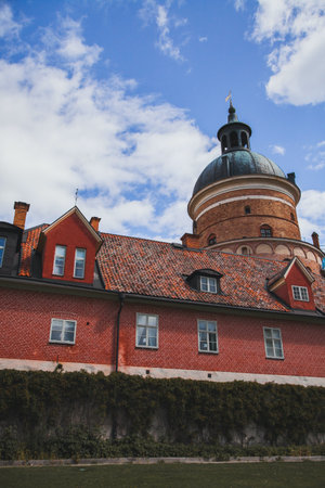 Gripsholm Castle in Mariefred, Swedenの写真素材