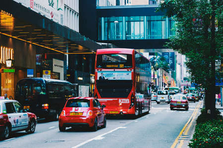 Hong Kong street viewのeditorial素材