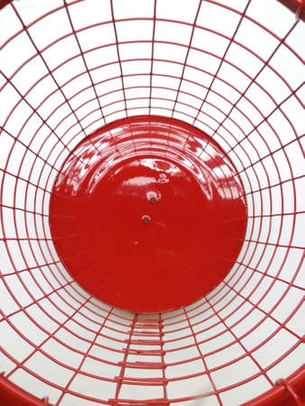 Red Lantern the handmade and Are complete Shooting from the top cornerの写真素材