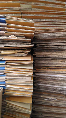 The paper Division prepared for delivery to Sell.Vertical Picture.の写真素材