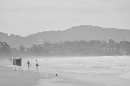 Windy daysの写真素材