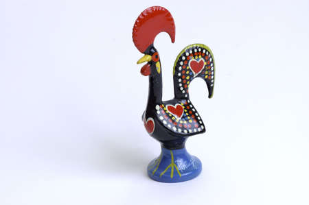 Portuguese Rooster Statuetteの写真素材