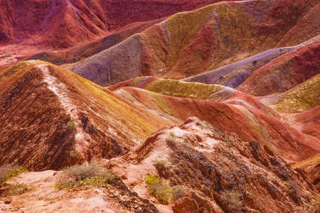 Nature scenery view of Zhangye