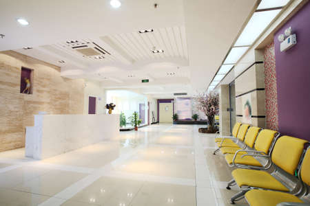 Modernization of the office lobby, reception area