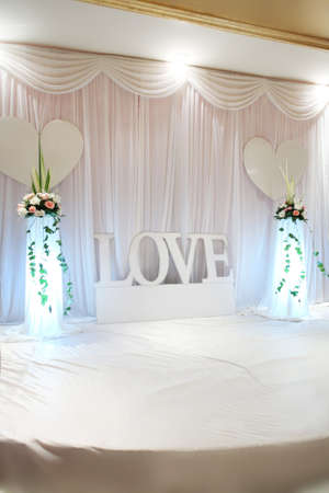 wedding arrangements photo, taken in october 2010の写真素材